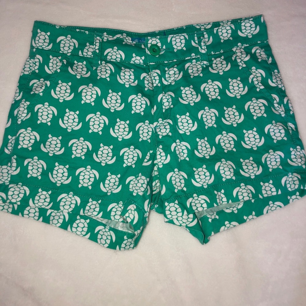Tori Richard Turtle Printed Shorts